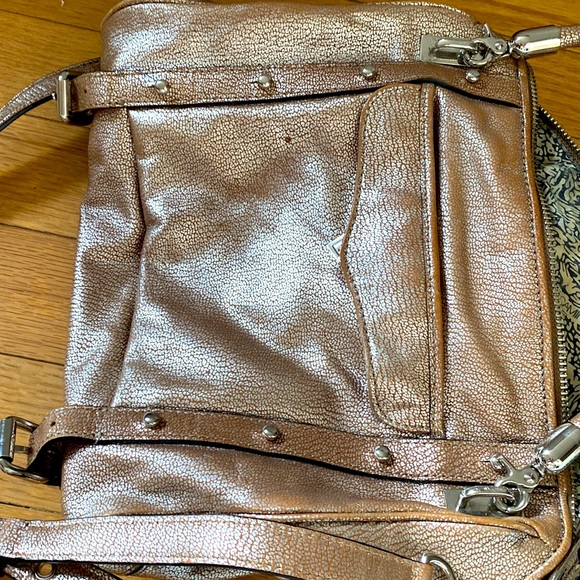 Rebecca minkoff Cupid leather satchel - gold silver metallic - Picture 4 of 11